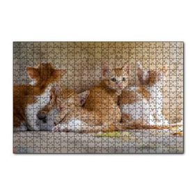 Cakapuzzle Sevimli Sarman Yavruları 120 Parça Ahşap Puzzle
