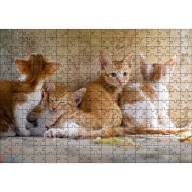 Cakapuzzle Sevimli Sarman Yavruları 120 Parça Ahşap Puzzle