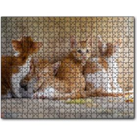 Cakapuzzle Sevimli Sarman Yavruları Mdf 120 Parça Puzzle