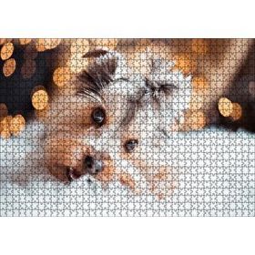 Cakapuzzle Sevimli Yorkshire Terrier 120 Parça Ahşap Puzzle
