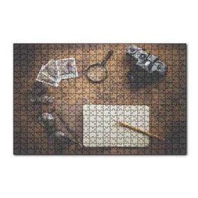 Cakapuzzle Seyahat Eşyaları ve Dünya Haritası 120 Parça Ahşap Puzzle