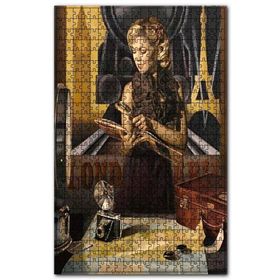 Cakapuzzle Seyahat Planı Yapan Kadın Ahşap 1000 Parça Puzzle