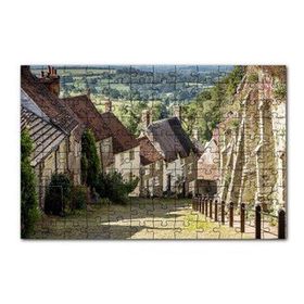 Cakapuzzle Shaftesbury Mistik Avrupa Kasabası 120 Parça Ahşap Puzzle