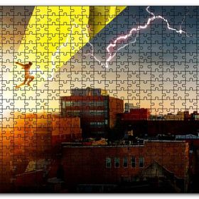 Cakapuzzle Shazam Atlayış Görseli Mdf 120 Parça Puzzle