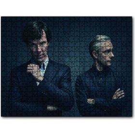 Cakapuzzle Sherlock Holmes ve Dr Watson Mdf 1000 Parça Puzzle