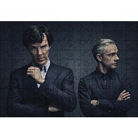 Cakapuzzle Sherlock Holmes ve Dr Watson Mdf 120 Parça Puzzle