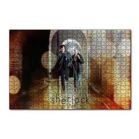 Cakapuzzle Sherlock ve Watson Koşuyor 120 Parça Ahşap Puzzle