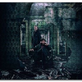 Cakapuzzle Sherlock ve Watson Yıkıntılar Arasında Mdf 500 Parça Puzzle