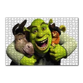 Cakapuzzle Shrek Donkey Puss 120 Parça Ahşap Puzzle
