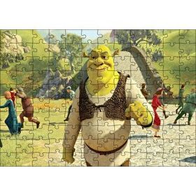 Cakapuzzle Shrek Sonsuza Kadar Shre 120 Parça Ahşap Puzzle