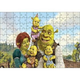 Cakapuzzle Shrek Sonsuza Kadar Shrek 120 Parça Ahşap Puzzle