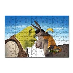 Cakapuzzle Shrek Sonsuza Kadar Shrek Eşek Shrek 120 Parça Ahşap Puzzle