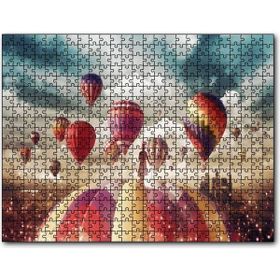 Cakapuzzle Sıcak Hava Balonları ve Bulutlar 1000 Parça Puzzle