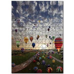 Cakapuzzle Sıcak Hava Balonu Festivali Görseli Mdf 1000 Parça Puzzle