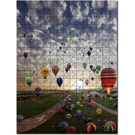 Cakapuzzle Sıcak Hava Balonu Festivali Görseli Mdf 1000 Parça Puzzle