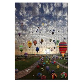 Cakapuzzle Sıcak Hava Balonu Festivali Görseli Mdf 1000 Parça Puzzle
