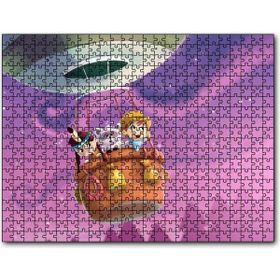 Cakapuzzle Sıcak Hava Balonunda Çocuklar ve Rakun Mdf 1000 Parça Puzzle