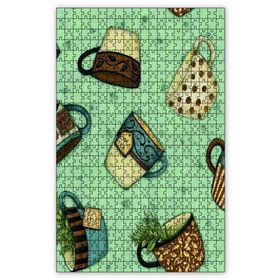 Cakapuzzle Sıcak İçeçek Fincanları Ahşap 1000 Parça Puzzle