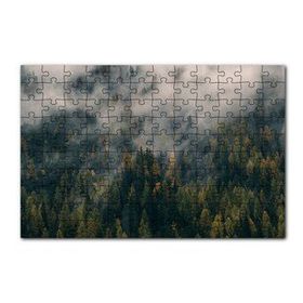 Cakapuzzle Sık Ormanı Yutan Sis 120 Parça Ahşap Puzzle
