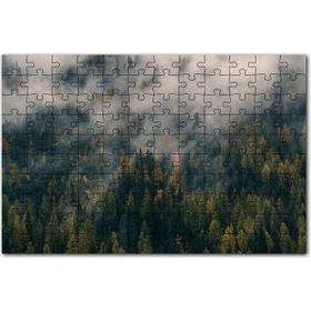 Cakapuzzle Sık Ormanı Yutan Sis Mdf 1000 Parça Puzzle