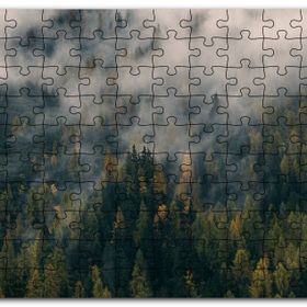 Cakapuzzle Sık Ormanı Yutan Sis Mdf 255 Parça Puzzle
