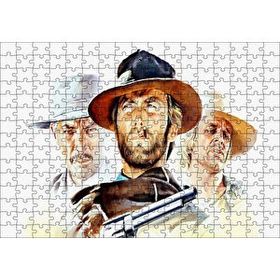 Cakapuzzle Sinema Afişi 1965 Adam Film Clint Eastwood Mdf 255 Parça Puzzle