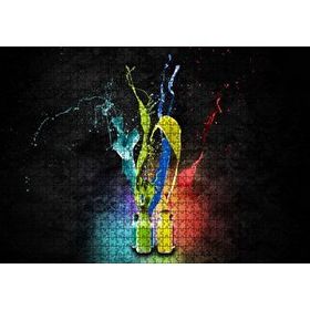 Cakapuzzle Şişelerde Boyamalar Görseli 1000 Parça Ahşap Puzzle