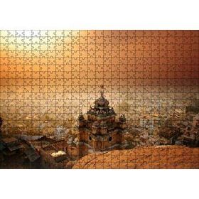 Cakapuzzle Sisler İçindeki Hindistan 120 Parça Ahşap Puzzle