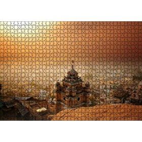 Cakapuzzle Sisler İçindeki Hindistan 120 Parça Ahşap Puzzle