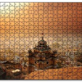 Cakapuzzle Sisler İçindeki Hindistan Mdf 500 Parça Puzzle