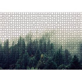 Cakapuzzle Sisler İçindeki Yemyeşil Orman 120 Parça Ahşap Puzzle
