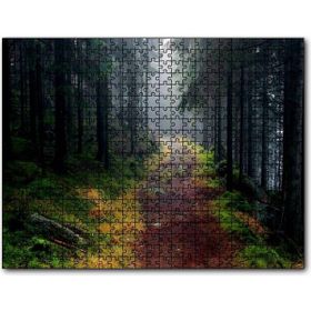 Cakapuzzle Sisli Ormandaki Patika Mdf 500 Parça Puzzle