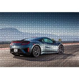 Cakapuzzle Siyah Acura NSX Arka Görünüş 120 Parça Ahşap Puzzle