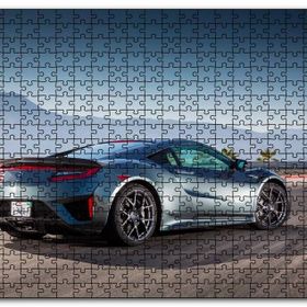 Cakapuzzle Siyah Acura Nsx Arka Görünüş Mdf 120 Parça Puzzle