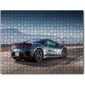 Cakapuzzle Siyah Acura Nsx Arka Görünüş Mdf 120 Parça Puzzle