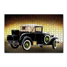 Cakapuzzle Siyah Antika Araba 120 Parça Ahşap Puzzle