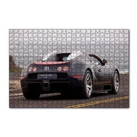 Cakapuzzle Siyah Bugatti Veyron ve Deniz 120 Parça Ahşap Puzzle