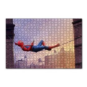 Cakapuzzle Siyah Hippi Gözlüklü Sarı Kedi 120 Parça Ahşap Puzzle