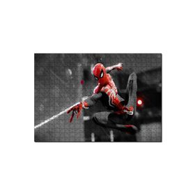 Cakapuzzle Siyah Kırmızı Kostümlü Spider Man Mdf 1000 Parça Puzzle