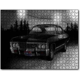 Cakapuzzle Siyah Klasik Chevrolet 1000 Parça Puzzle