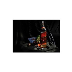 Cakapuzzle Siyah Kumaşlar ve Johnnie Walker Red Label Mdf 120 Parça Puzzle