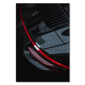 Cakapuzzle Siyah Porsche Spor Araba Arka Detay 1000 Parça Puzzle