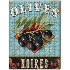 Cakapuzzle Siyah Zeytin Afişi Görseli 120 Parça Puzzle