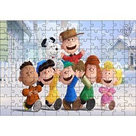 Cakapuzzle Snoopy Tüm Karakterler 120 Parça Ahşap Puzzle