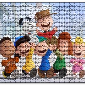 Cakapuzzle Snoopy Tüm Karakterler Mdf 120 Parça Puzzle