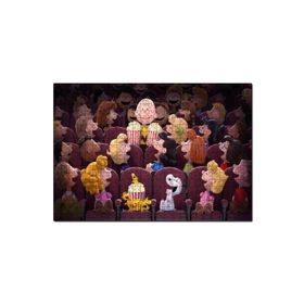 Cakapuzzle Snoopy ve Arkadaşları Sinemada Mdf 500 Parça Puzzle