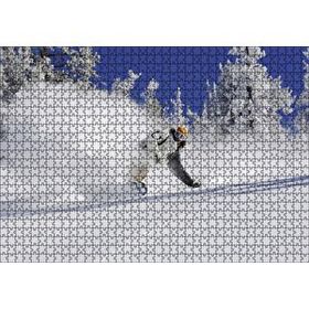 Cakapuzzle Snowboard Spor Karda Uçmak 120 Parça Ahşap Puzzle