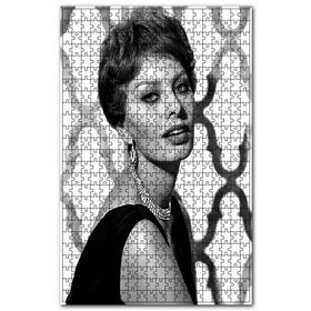 Cakapuzzle Sofia Loren Siyah Beyaz Portre Ahşap 255 Parça Puzzle
