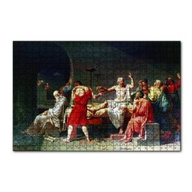 Cakapuzzle Sokrates ve Baldıran Zehiri 120 Parça Ahşap Puzzle