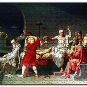 Cakapuzzle Sokrates ve Baldıran Zehiri Ahşap 255 Parça Puzzle